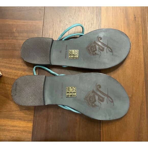 Free People Kayla Soft Strappy Sandals in Pool Blue 38 New with Box Womens - Picture 9 of 15